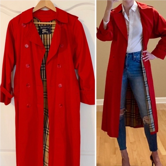 poshmark burberry trench